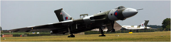 Avro Vulcan XH558 and XM607