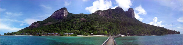 Tioman Island panoramic, Malaysia